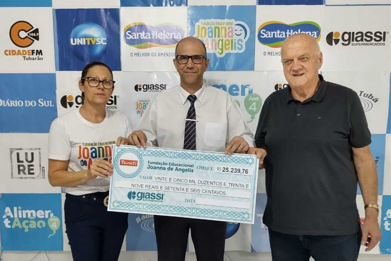 Projeto AlimentAção, da Fundação Joanna de Angelis, arrecada R$ 25 mil em abril