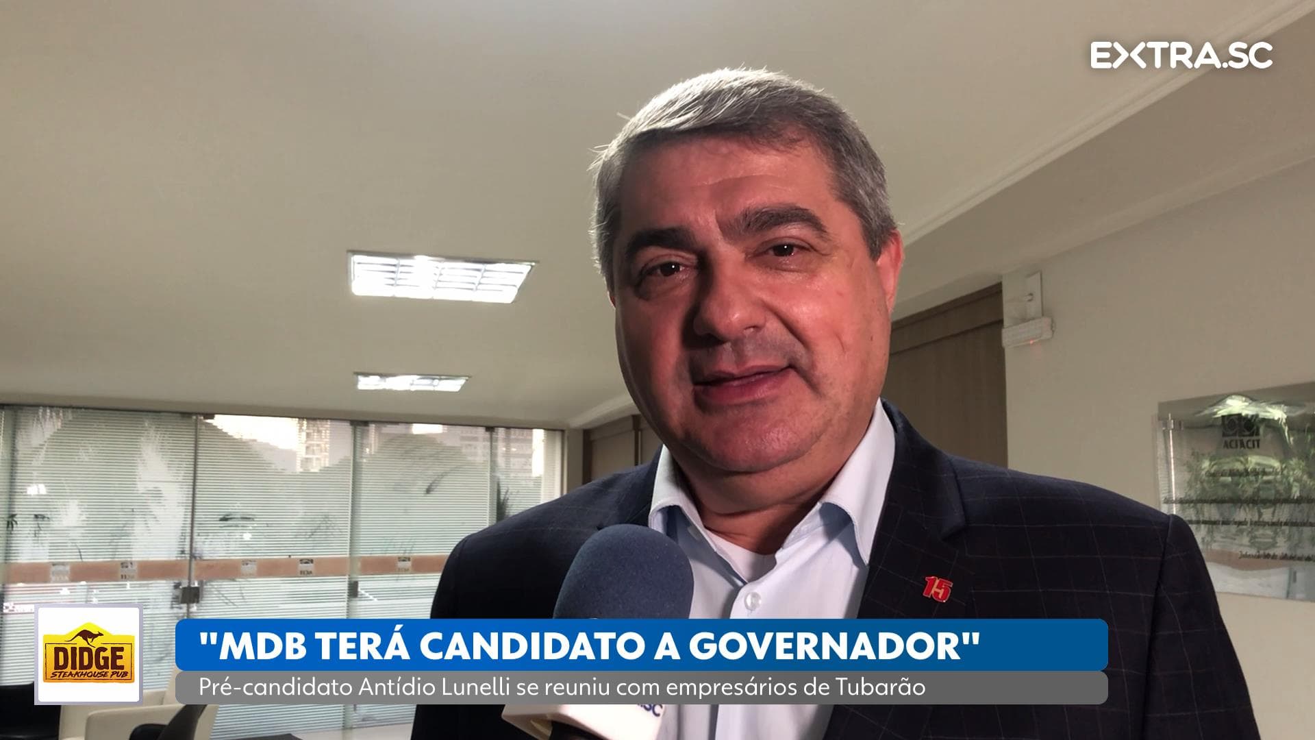 "MDB terá candidato a governador", garante empresário Antídio Lunelli