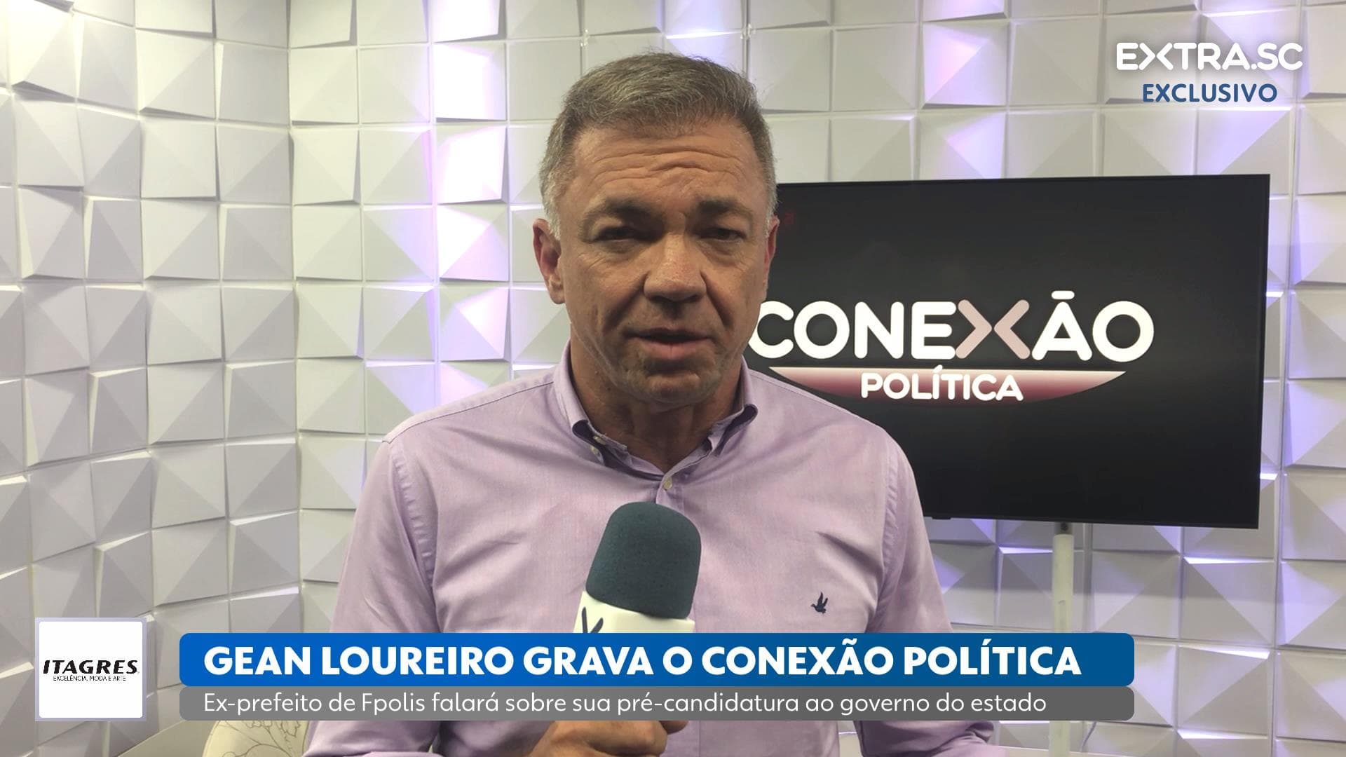Gean Loureiro (UB) é o oitavo candidato a governador confirmado no Debate do EXTRA.SC