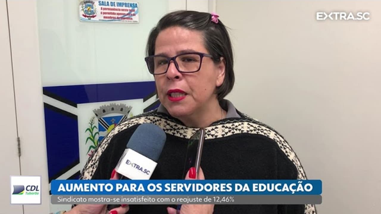 Reajuste de 12,46% para os servidores da educação de Tubarão deixa sindicato insatisfeito