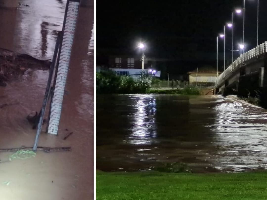 Nível do Rio Tubarão está estabilizado em sete metros