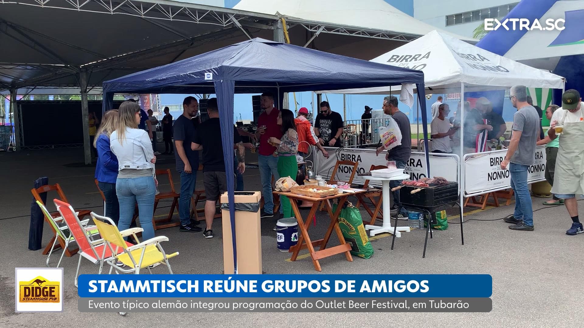 Stammtisch reúne grupos de amigos durante o Outlet Beer Festival