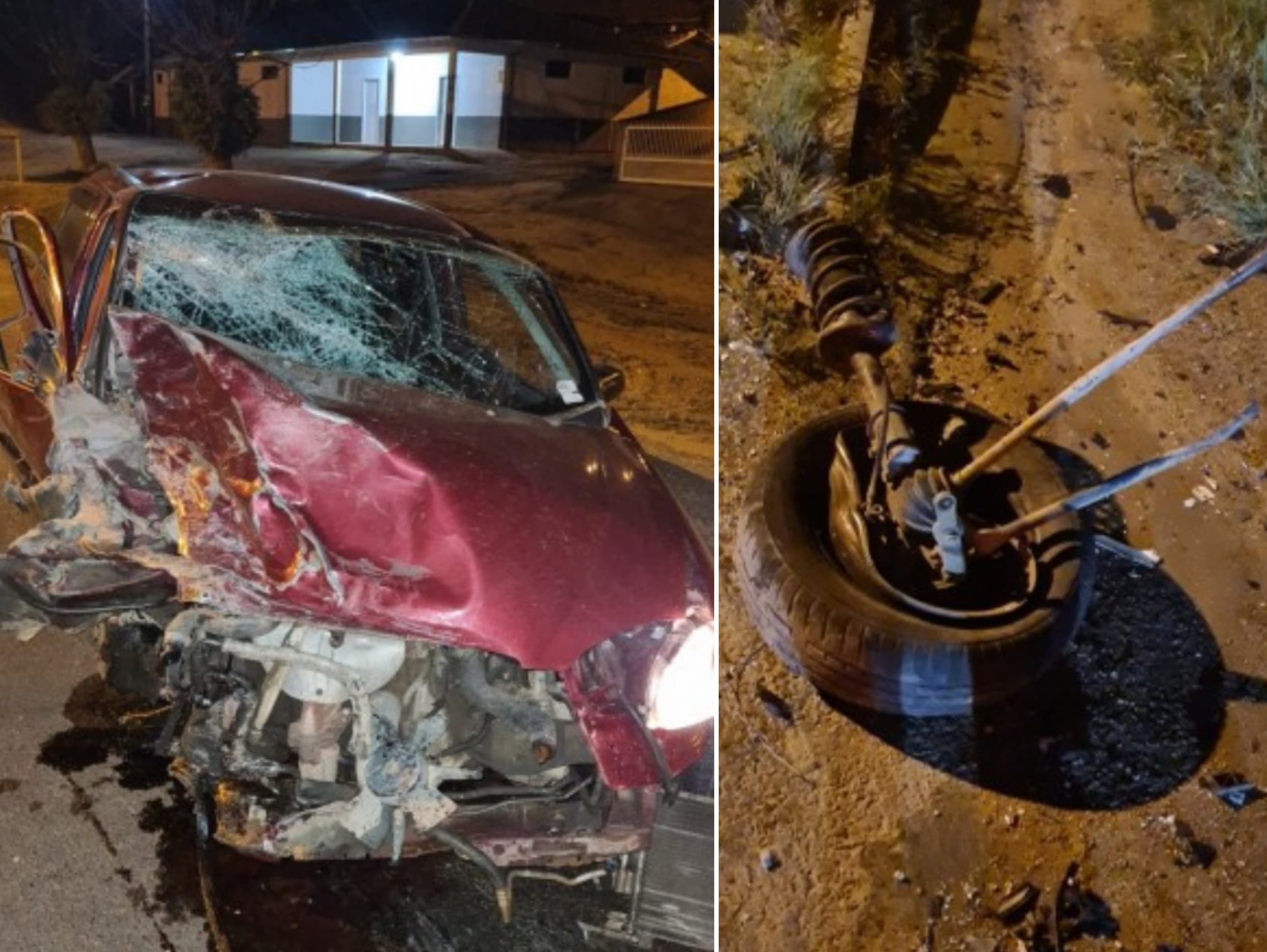 Motorista abandona carro e foge após se envolver em acidente