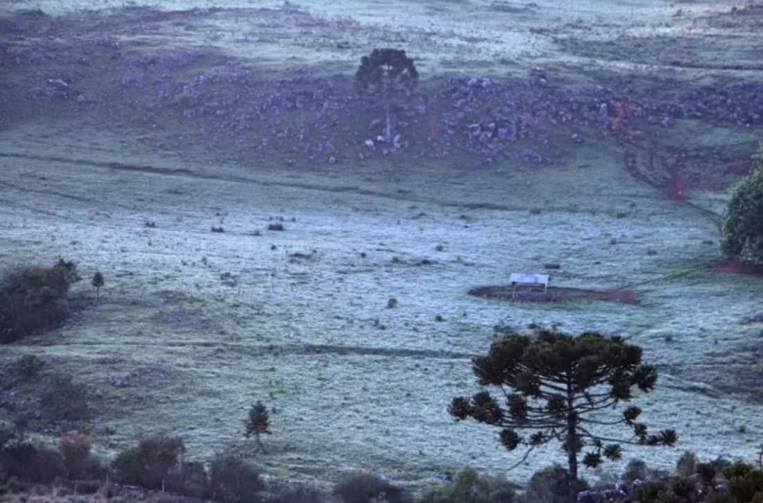 Urupema registra menor temperatura do Brasil em 2022