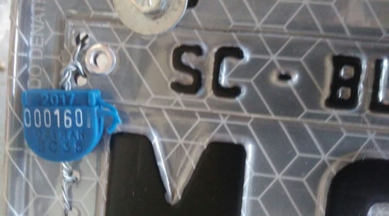 Placa clonada de moto de Tubarão é flagrada em São Paulo