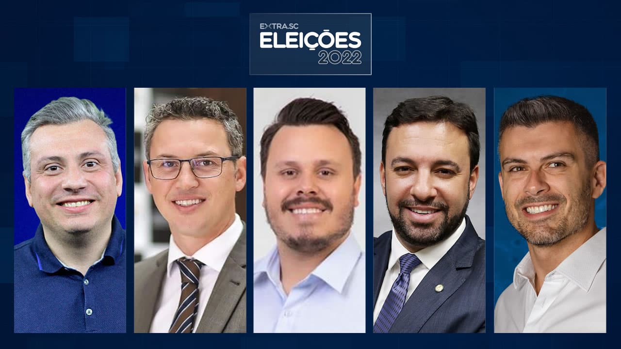 Quinta enquete para federal tem Caio, Lucas, Kym, Daniel e Bruno