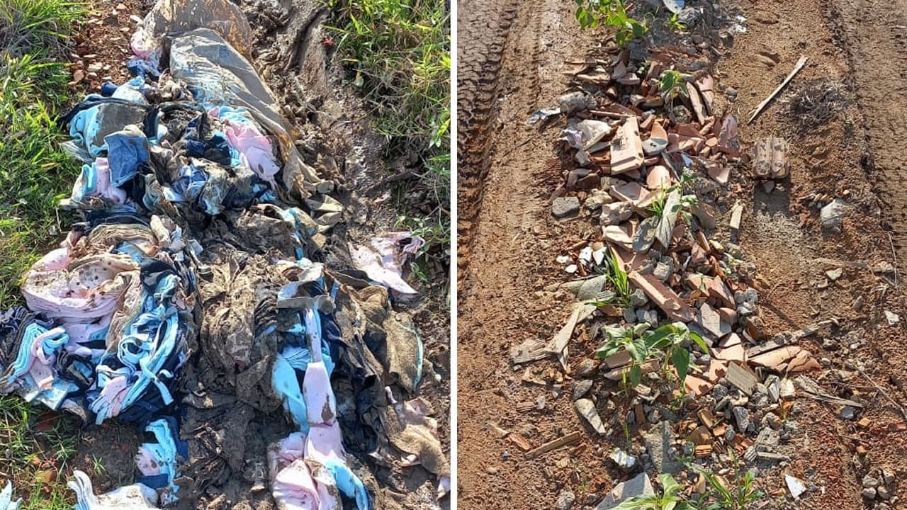 Proprietário de terreno com entulhos e lixo é notificado