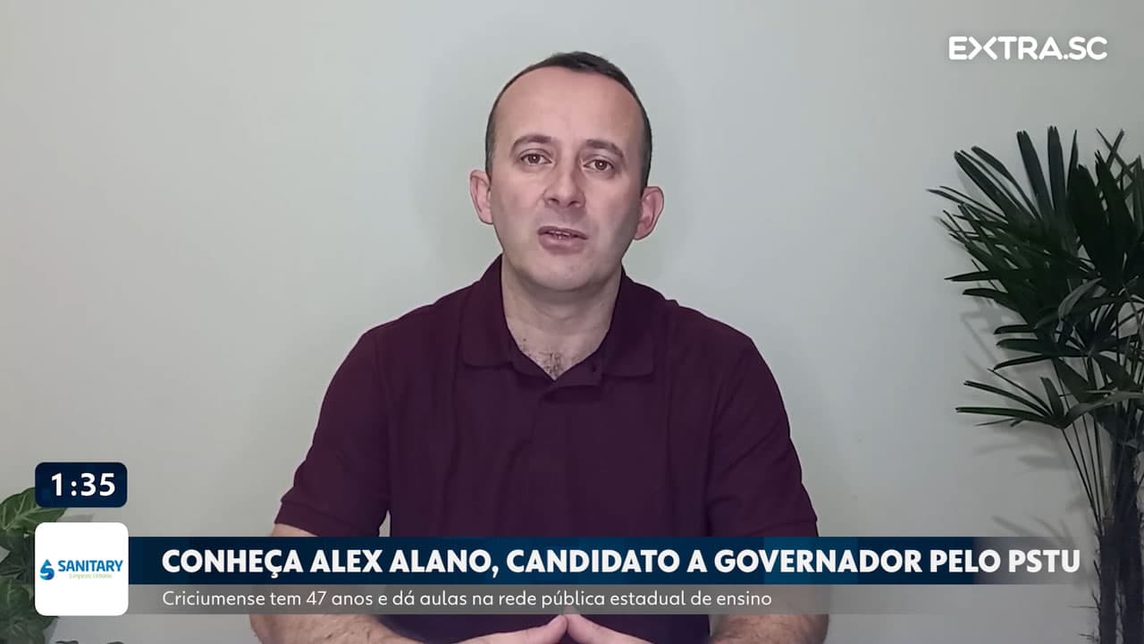 Conheça Alex Alano, candidato a governador pelo PSTU