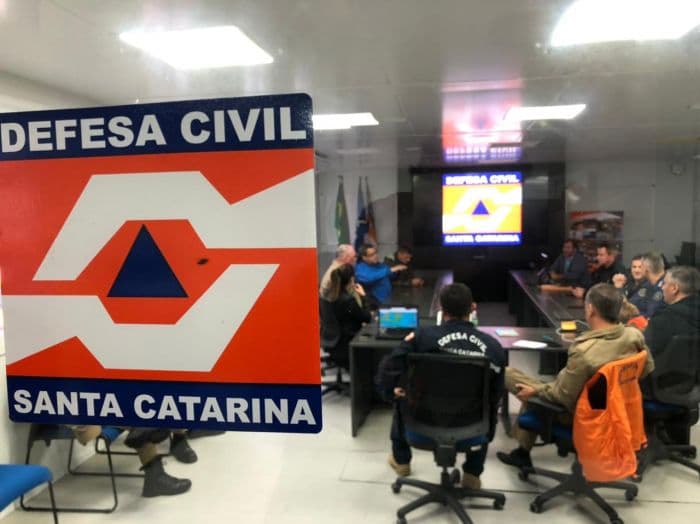 Defesa Civil está em plantão devido à expectativa de alto volume de chuva