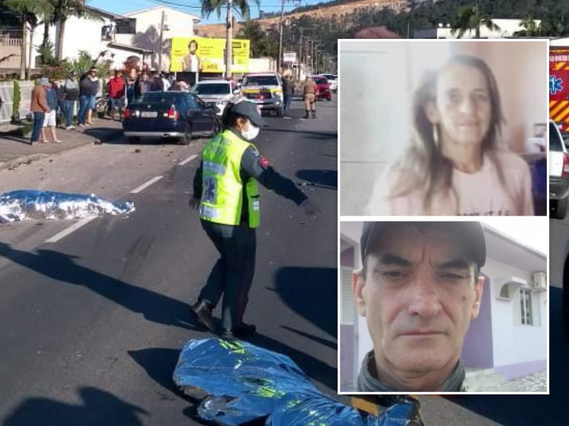 Motorista que causou a morte de casal de moto apresentava sinais de embriaguez