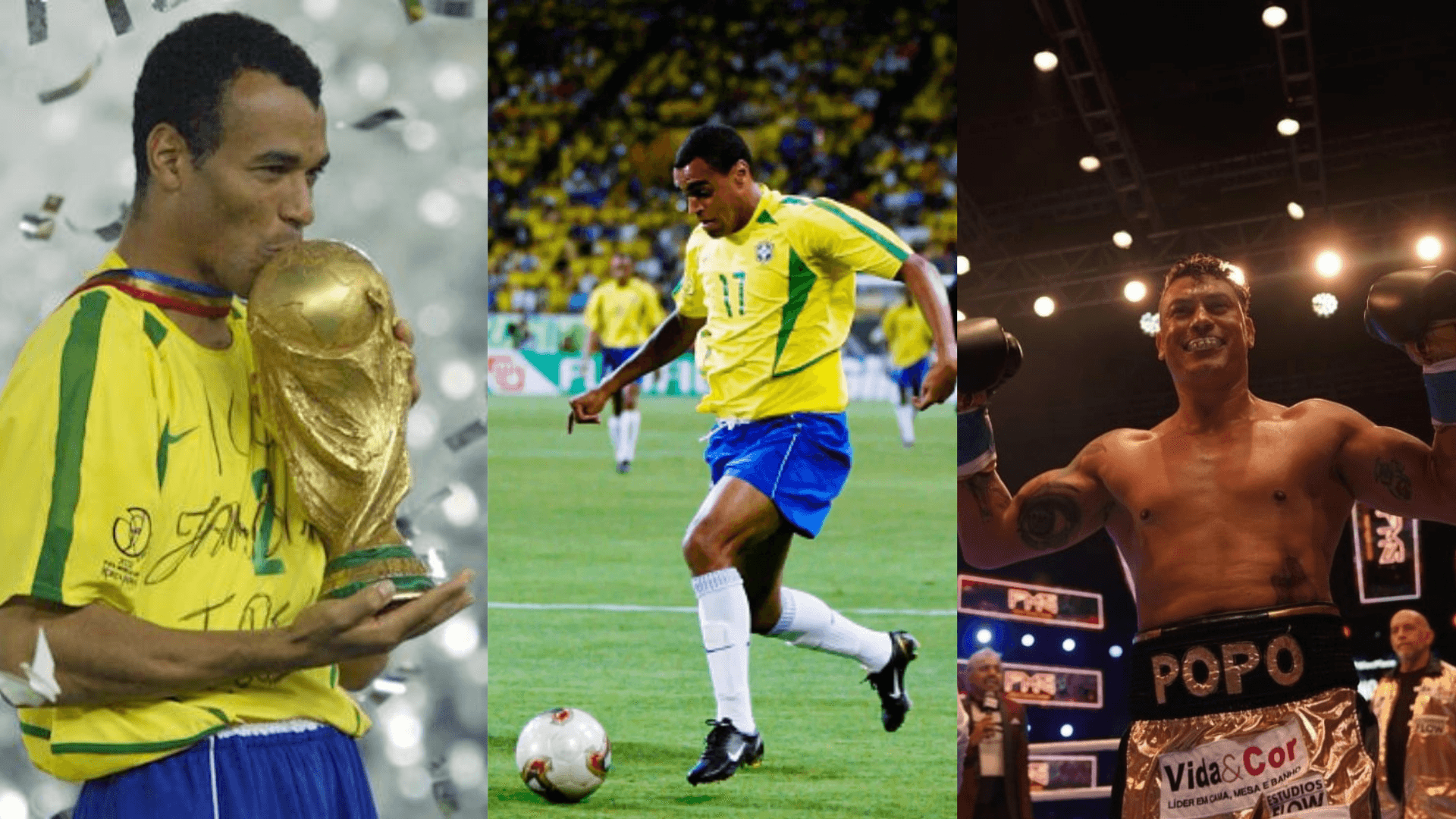 Cafu, Denilson e Popó jogam neste sábado (15), na segunda edição do "Futebol Solidário"