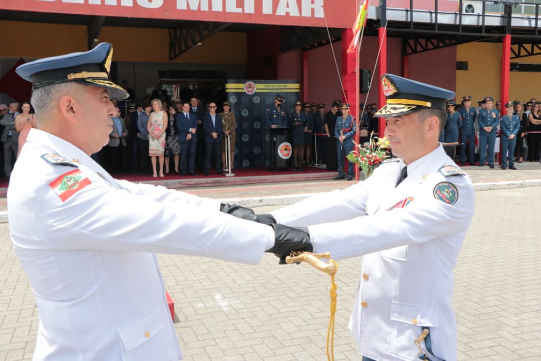 Tubaronense Hilton Zeferino é o novo comandante do Corpo de Bombeiros de SC