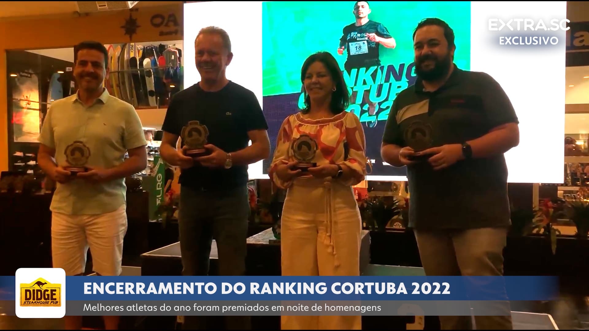 Em noite de homenagens, Cortuba encerra ranking 2022