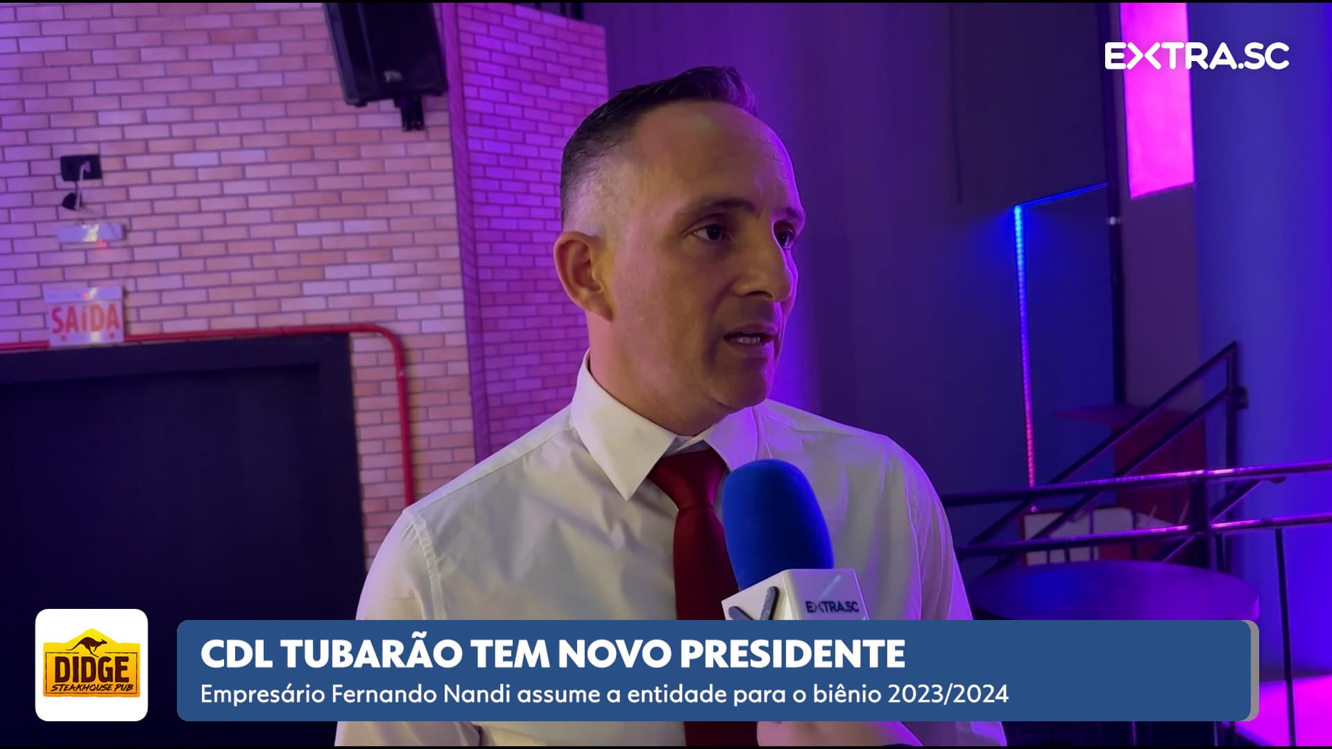 Novos diretores da CDL Tubarão tomam posse em noite festiva