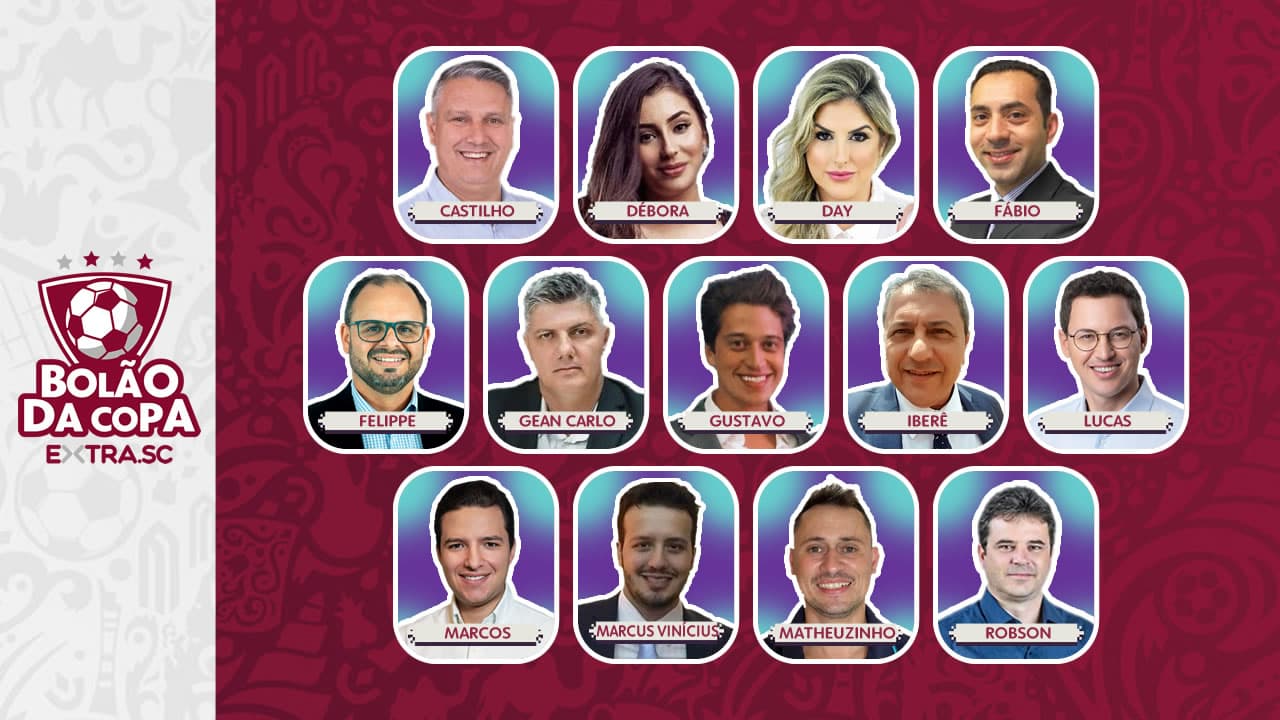 Confira os últimos convocados para o 4º Bolão da Copa do EXTRA.SC