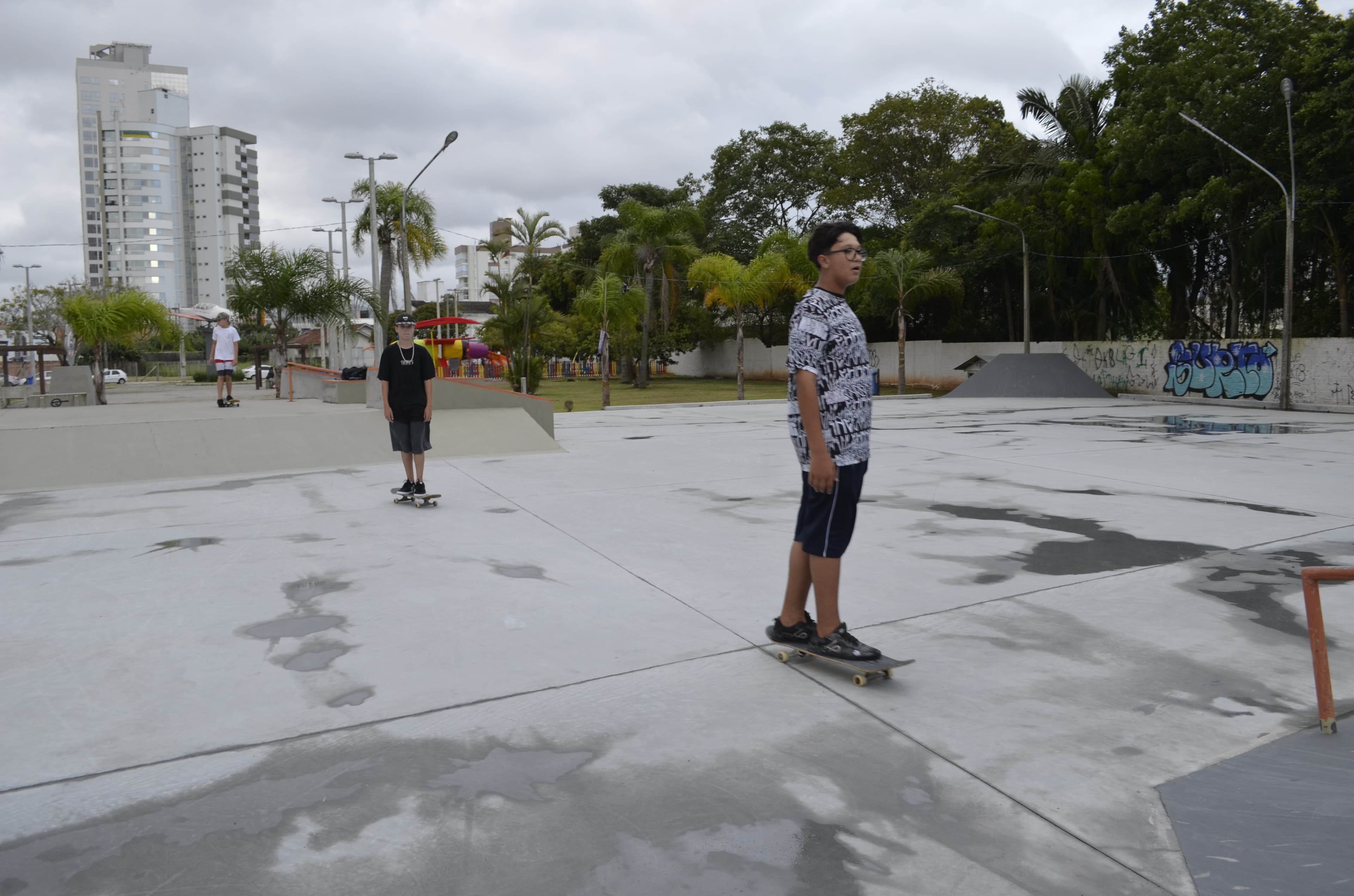 Revitalização da Skate Plaza é entregue