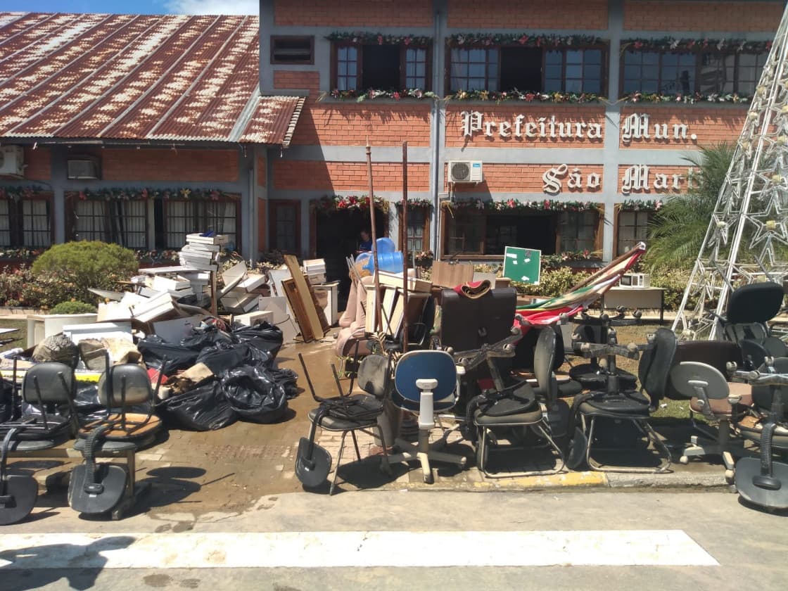 Enchente deixou mais de R$ 18 milhões em prejuízos no município de São Martinho