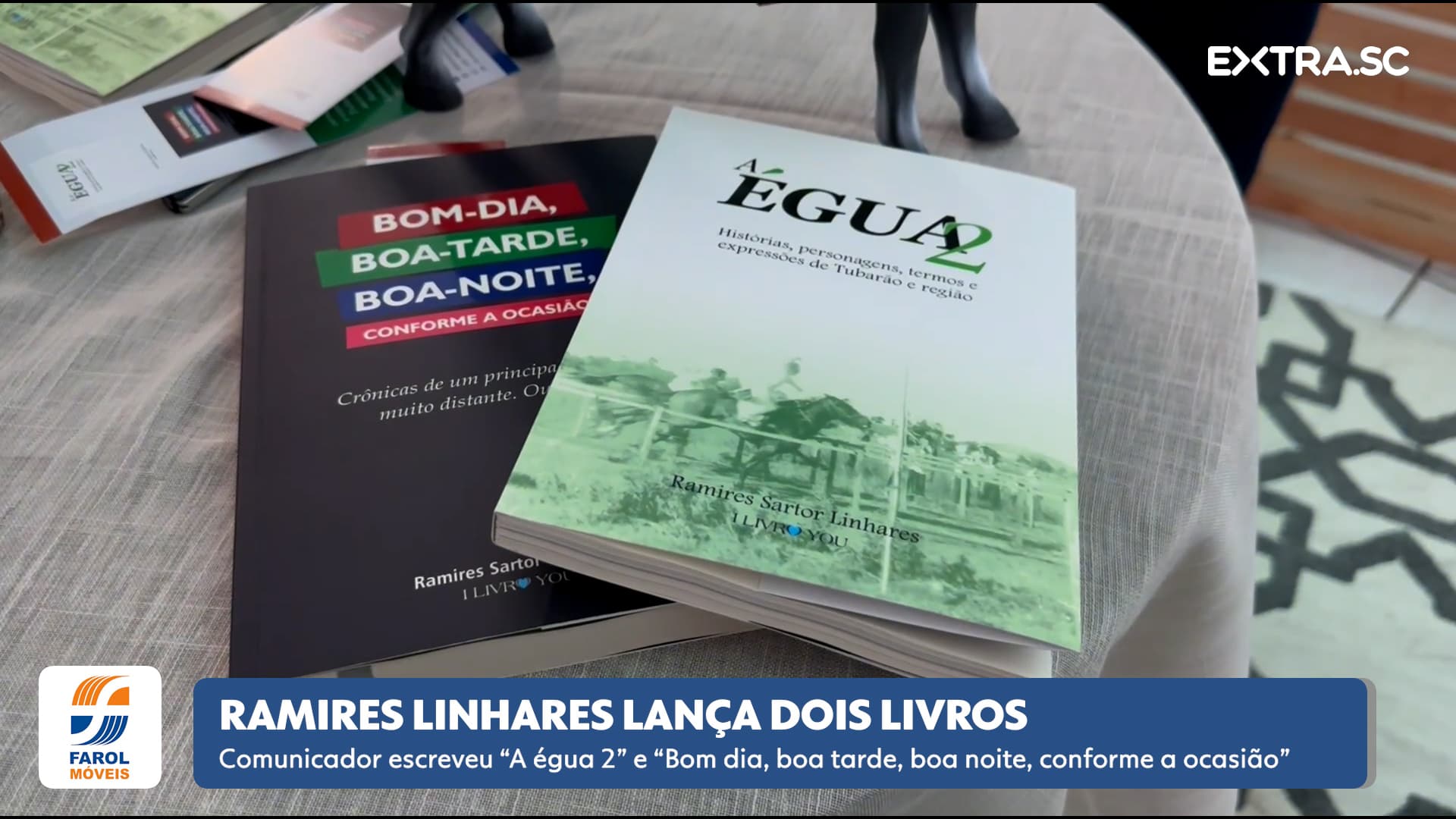 Ramires Linhares lança dois livros em noite cultural