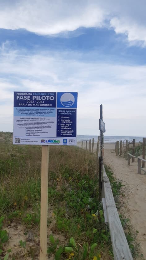 Praias de Laguna entram em fase piloto para receber certificação Bandeira Azul