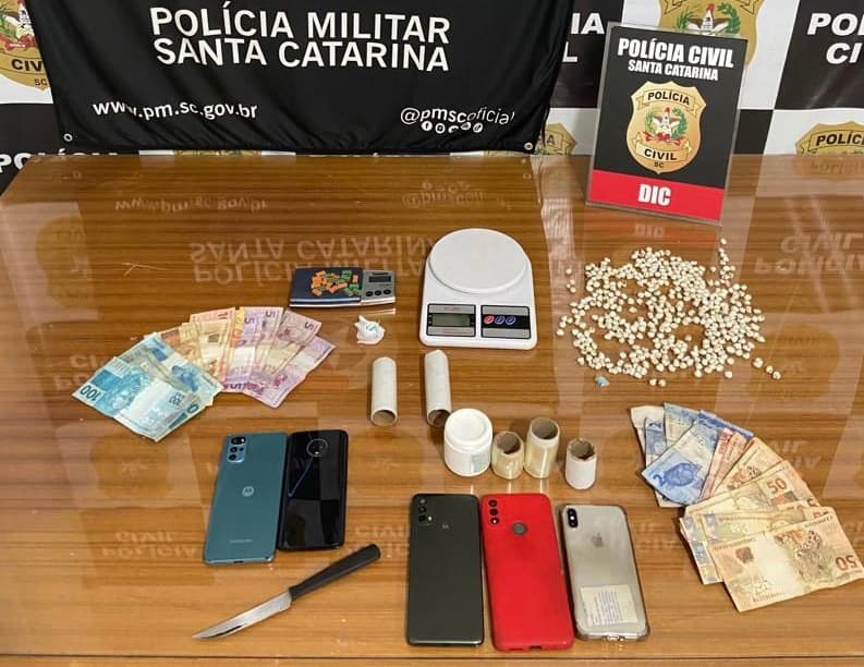 Operação conjunta resulta em duas prisões e apreensão de drogas