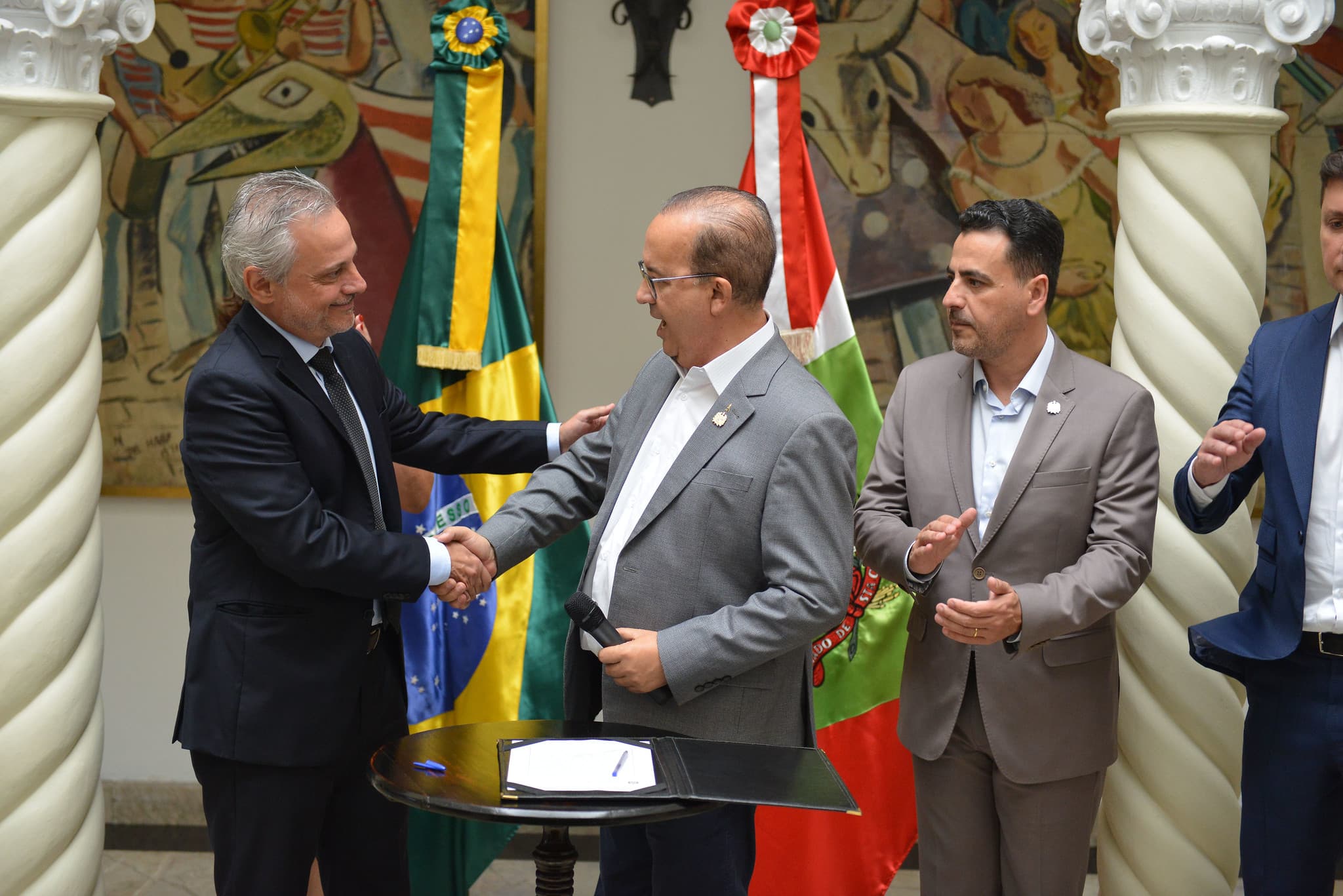 Ex-prefeito de Imbituba é empossado como secretário de Portos, Aeroportos e Ferrovias