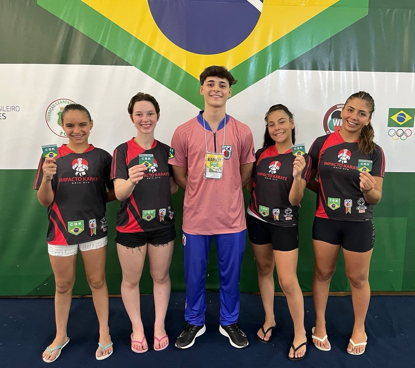 Atletas de karatê de Tubarão conquistam vagas na Seleção Brasileira de base