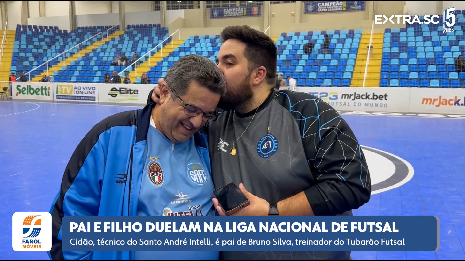 LIGA: No duelo entre pai e filho, Tubarão Futsal leva a melhor sobre o Santo André