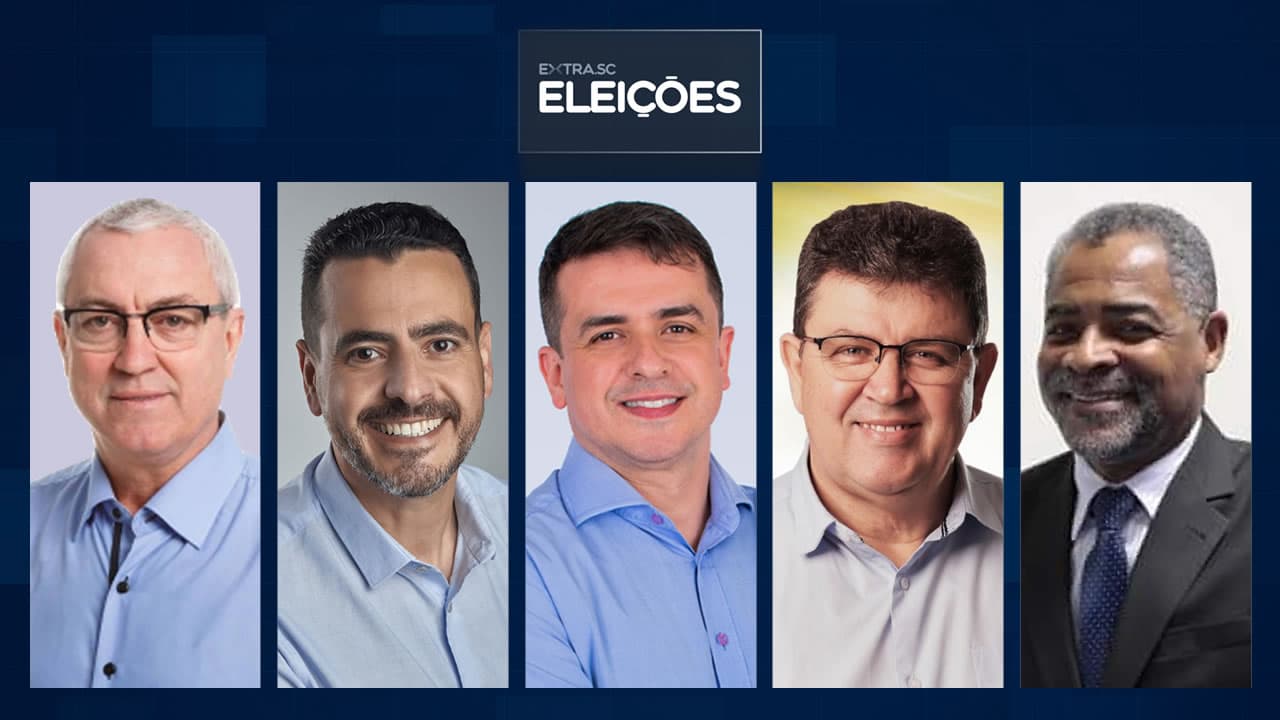 Enquete do EXTRA.SC para prefeito de Tubarão tem Jairo, Soratto, Jean, Tancredo e Maurício