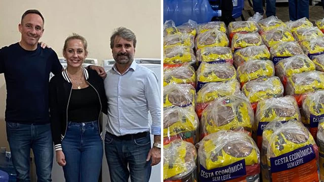 CDL Tubarão doa cestas básicas ao Programa Banco de Alimentos