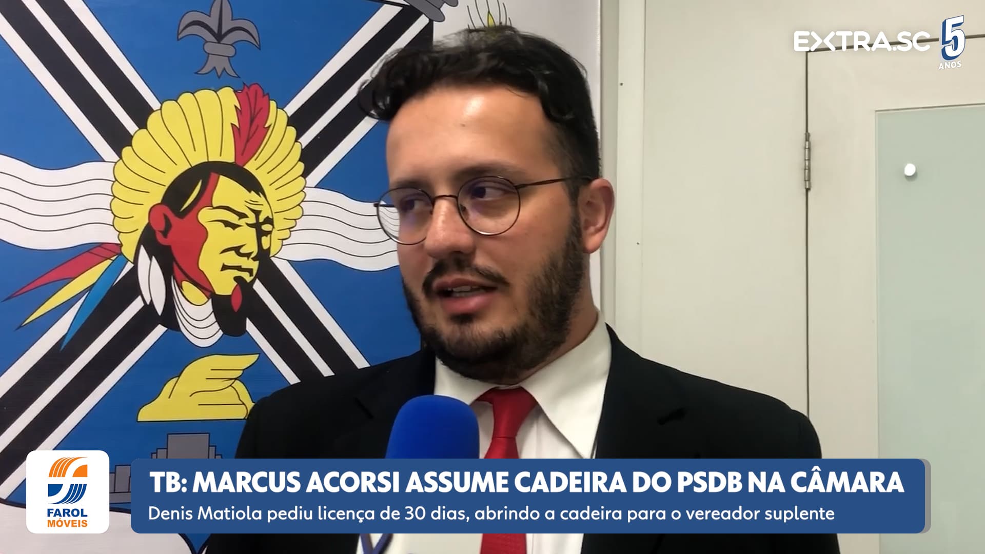 Marcus Acorsi assume cadeira do PSDB na Câmara de Tubarão