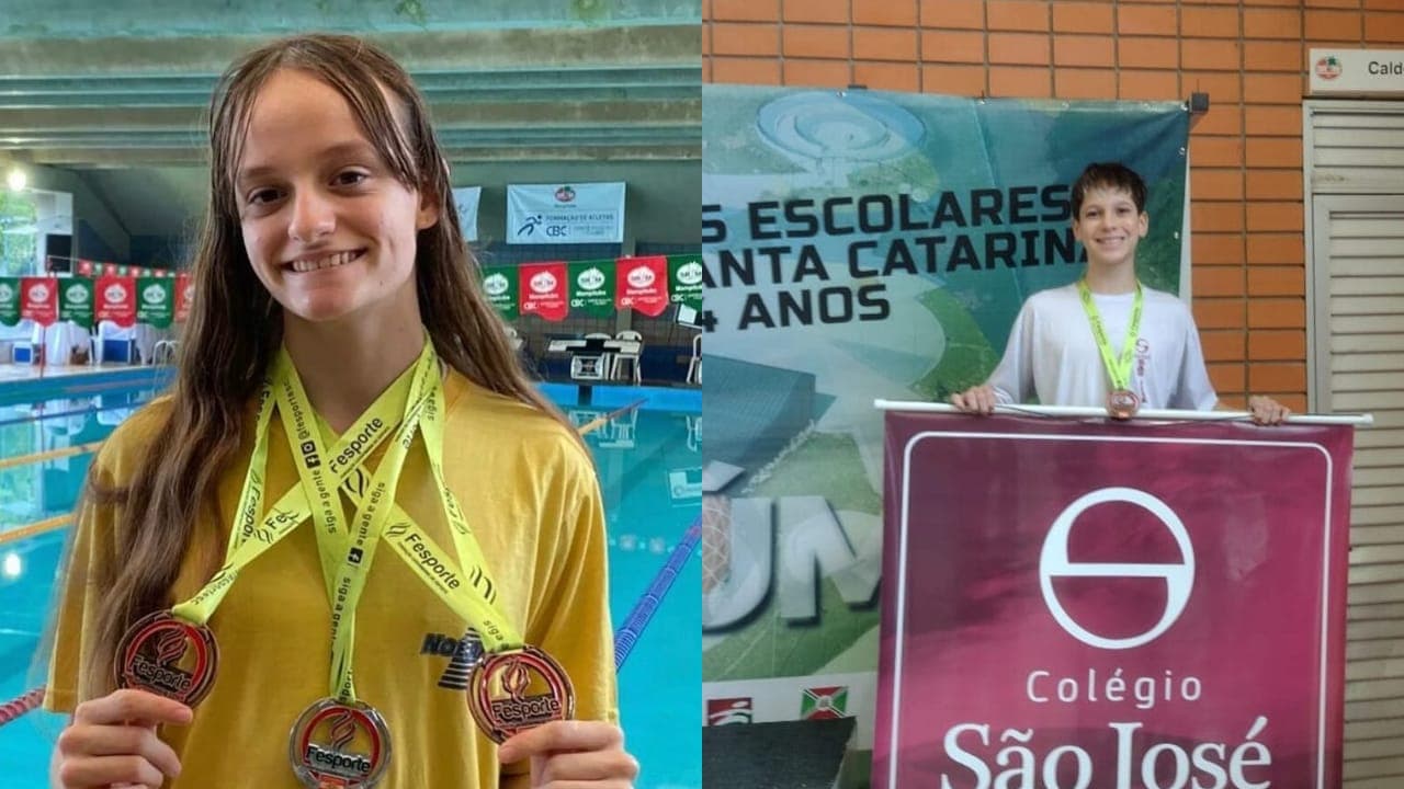 Nadadores de Tubarão conquistam medalhas em competição estadual
