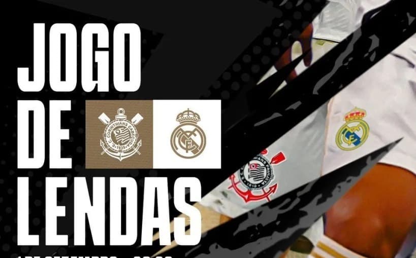 Perfil do Real Madrid comete gafe e divulga escudo do Corinthians de Laguna
