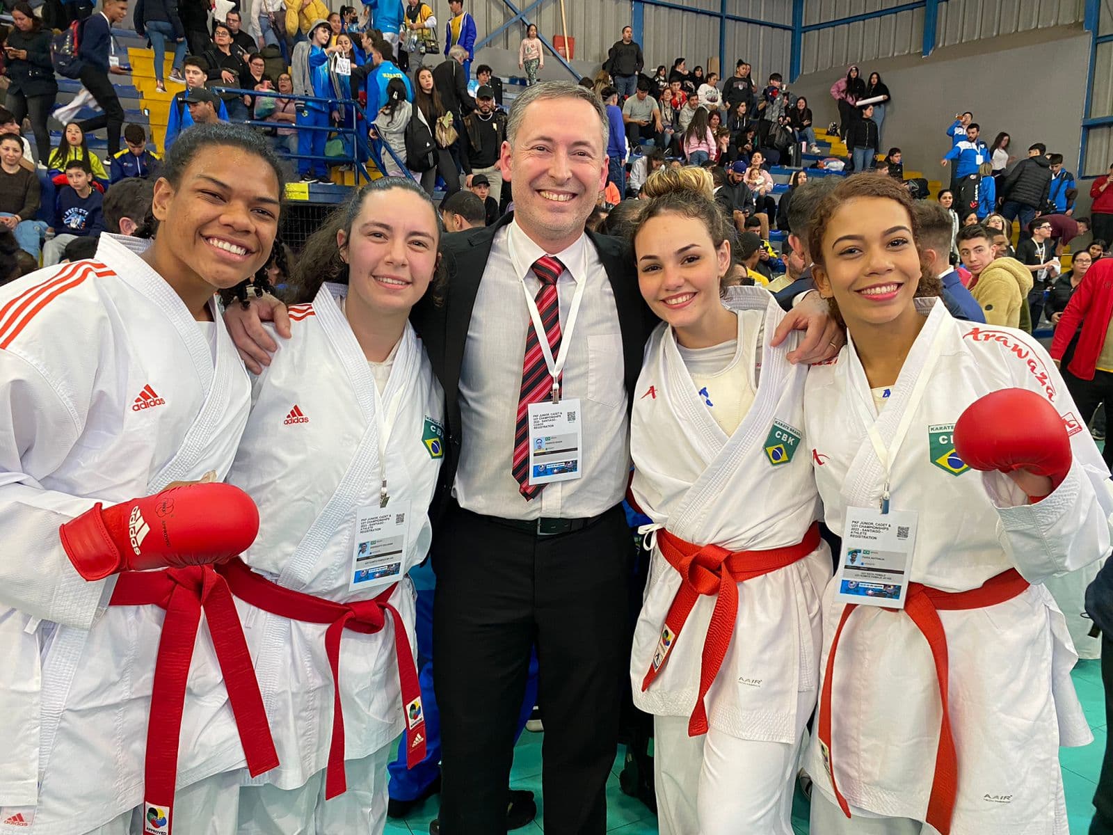 Com técnico de Tubarão, Seleção Brasileira de Karatê conquista vice-campeonato