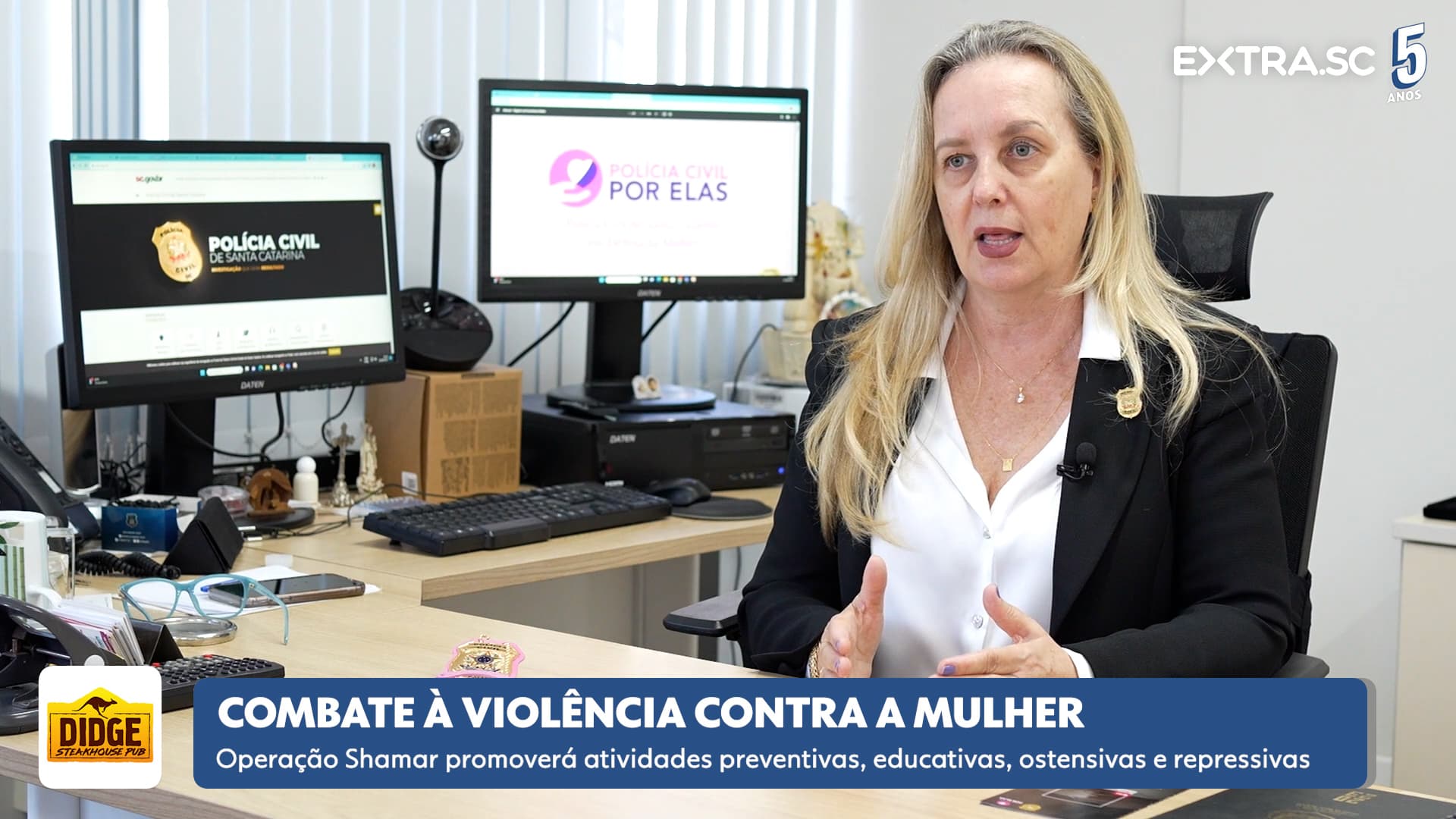 Operação de combate à violência contra a mulher inicia em SC