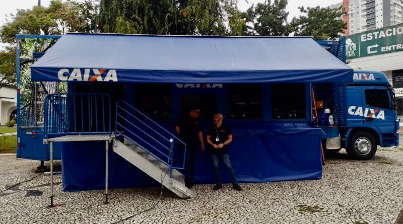 Caminhão Tudo em Dia Caixa está em Tubarão para regularização de dívidas