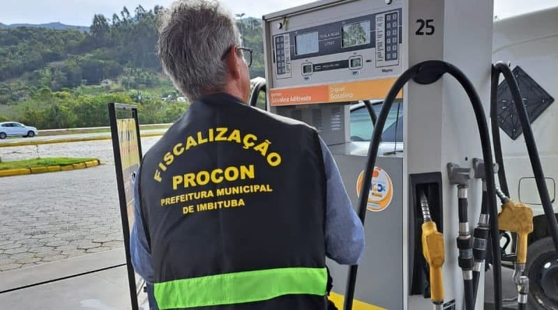 Litro da gasolina custa a partir de R$ 5,19 em Imbituba