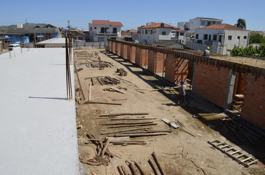 Obras do Mercado do Produtor avançam em Tubarão