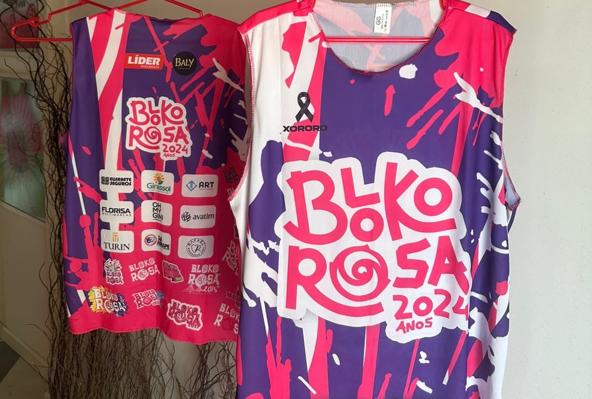 Abadás do Bloko Rosa já estão disponíveis para retirada