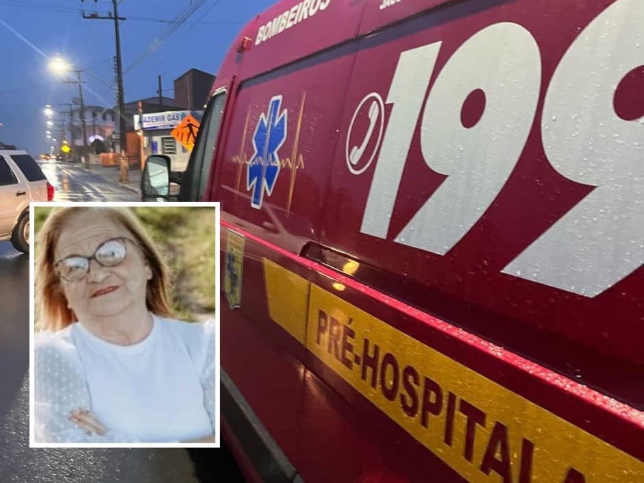 Idosa atropelada no Centro de Jaguaruna morre horas depois, no hospital