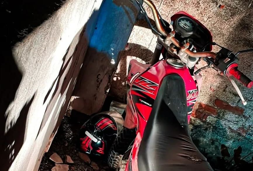 Motocicleta furtada em Tubarão é recuperada após quatro horas