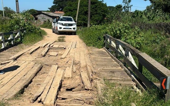 Ponte na Rodovia Aggeu Medeiros é interditada por más condições de tráfego