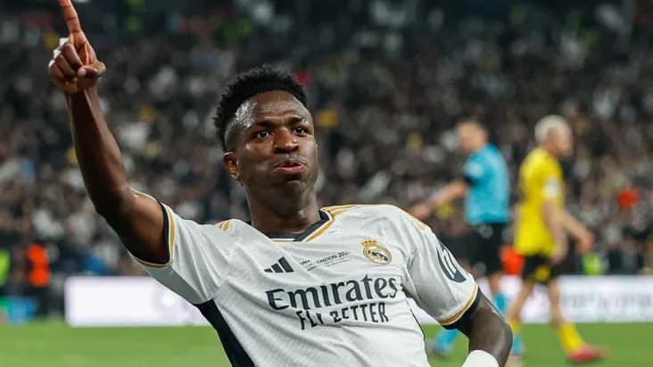 CHAMPIONS: Vinicius Júnior decide e Real Madrid é campeão pela 15ª vez na história