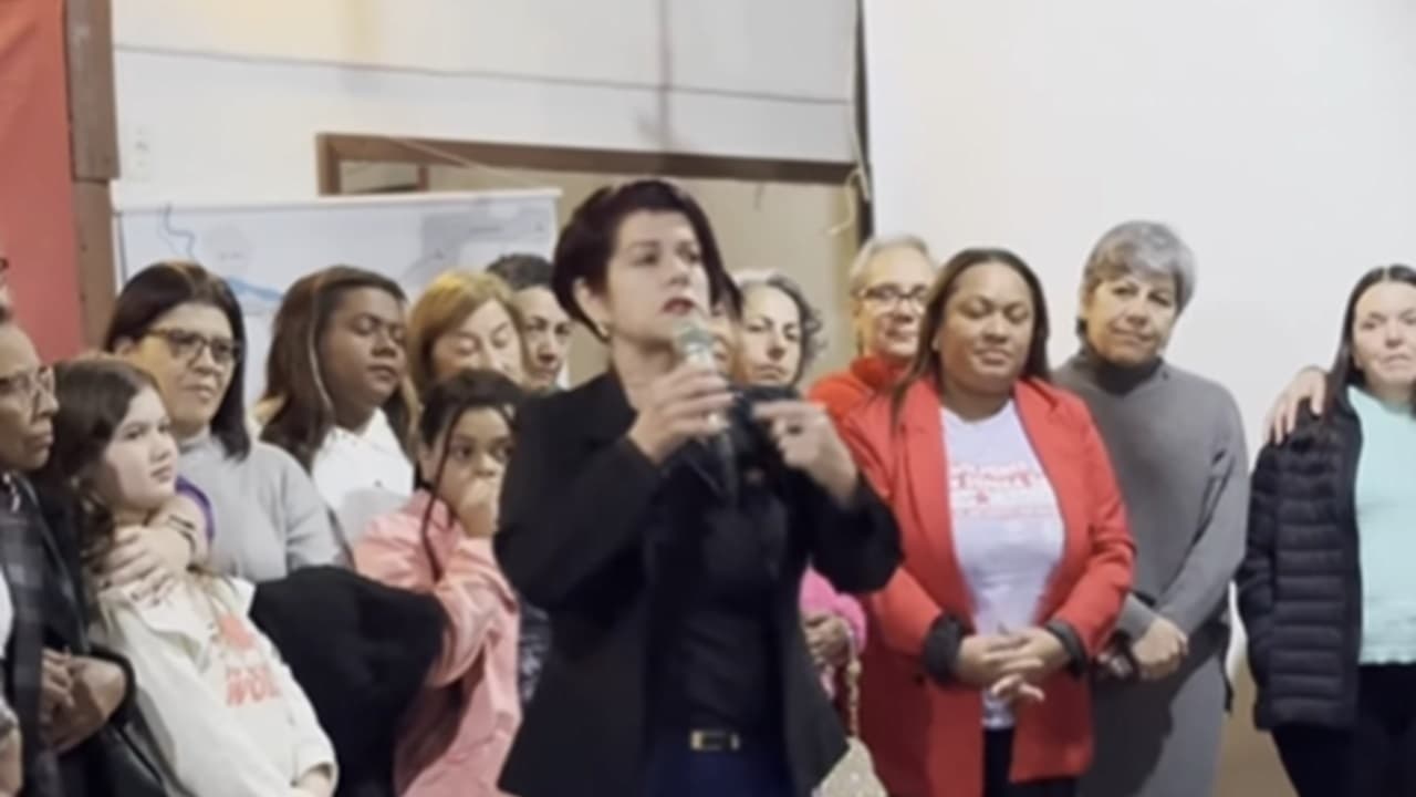 Maristela Francisco é a candidata do PT à prefeitura de Tubarão