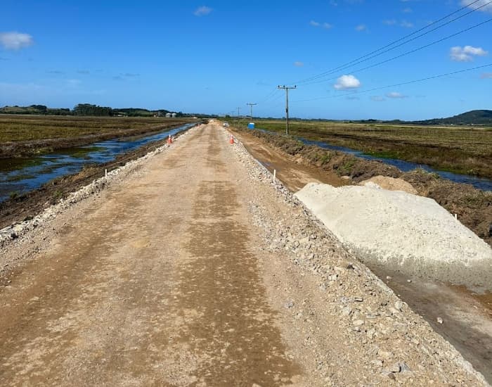 Estrada da Jabuticabeira deve estar totalmente asfaltada até o fim de setembro