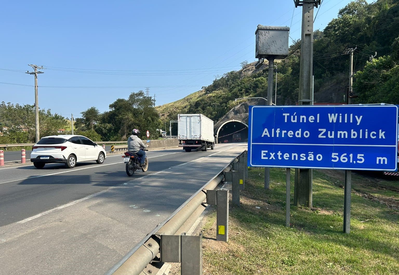 Túnel do Formigão ficará em meia pista neste fim de semana