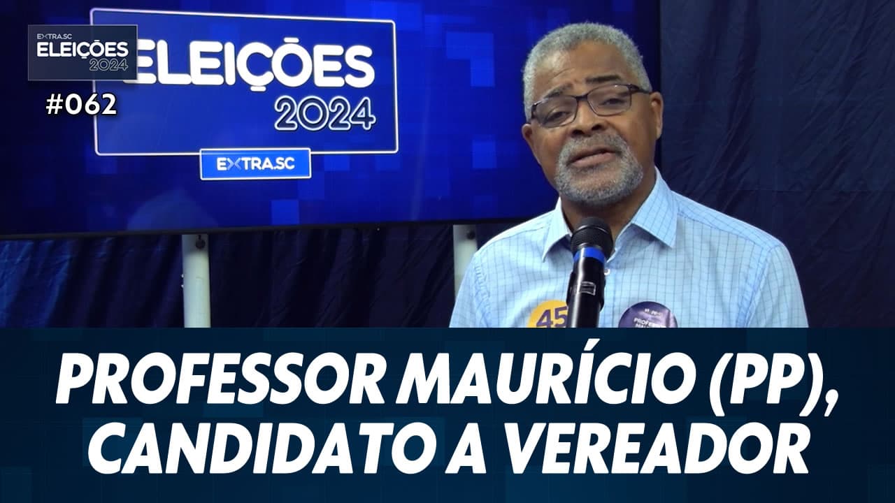 ASSISTA: Conheça Professor Maurício (PP), candidato a vereador de Tubarão – Eleições #062