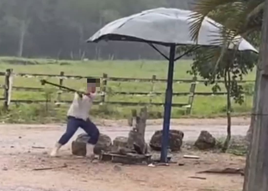 Homem discorda de laudo e destrói bica interditada pela Vigilância Sanitária