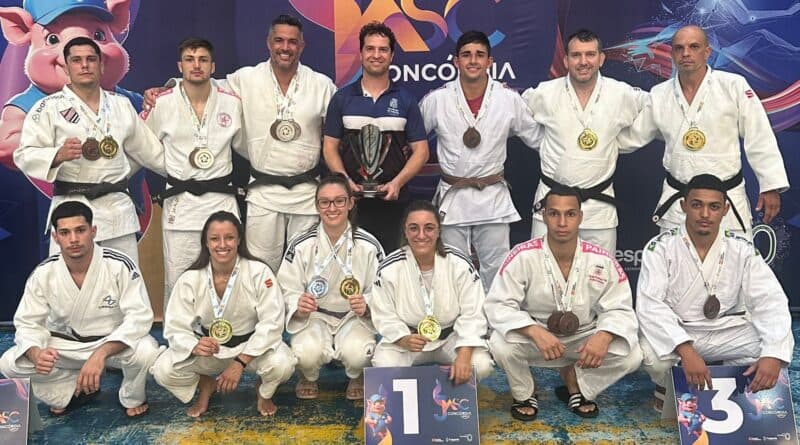 Judô de Tubarão é vice-campeão geral masculino dos Jogos Abertos de SC