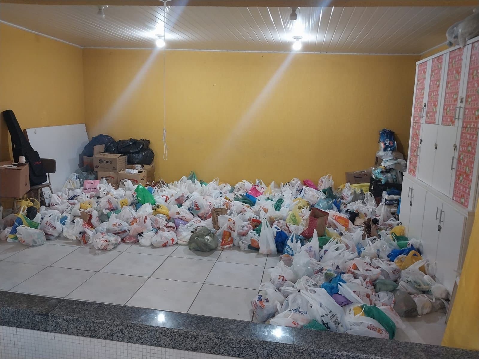 Edição de 25 anos da Porcada arrecada 1,3 tonelada de alimentos não perecíveis