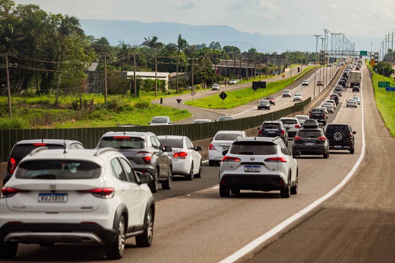 Trecho sul da BR-101 deve receber mais de 1,2 milhão de veículos até a Quarta-feira de Cinzas